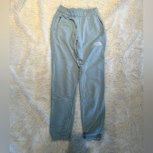 Extra small light blue north face sweatpants